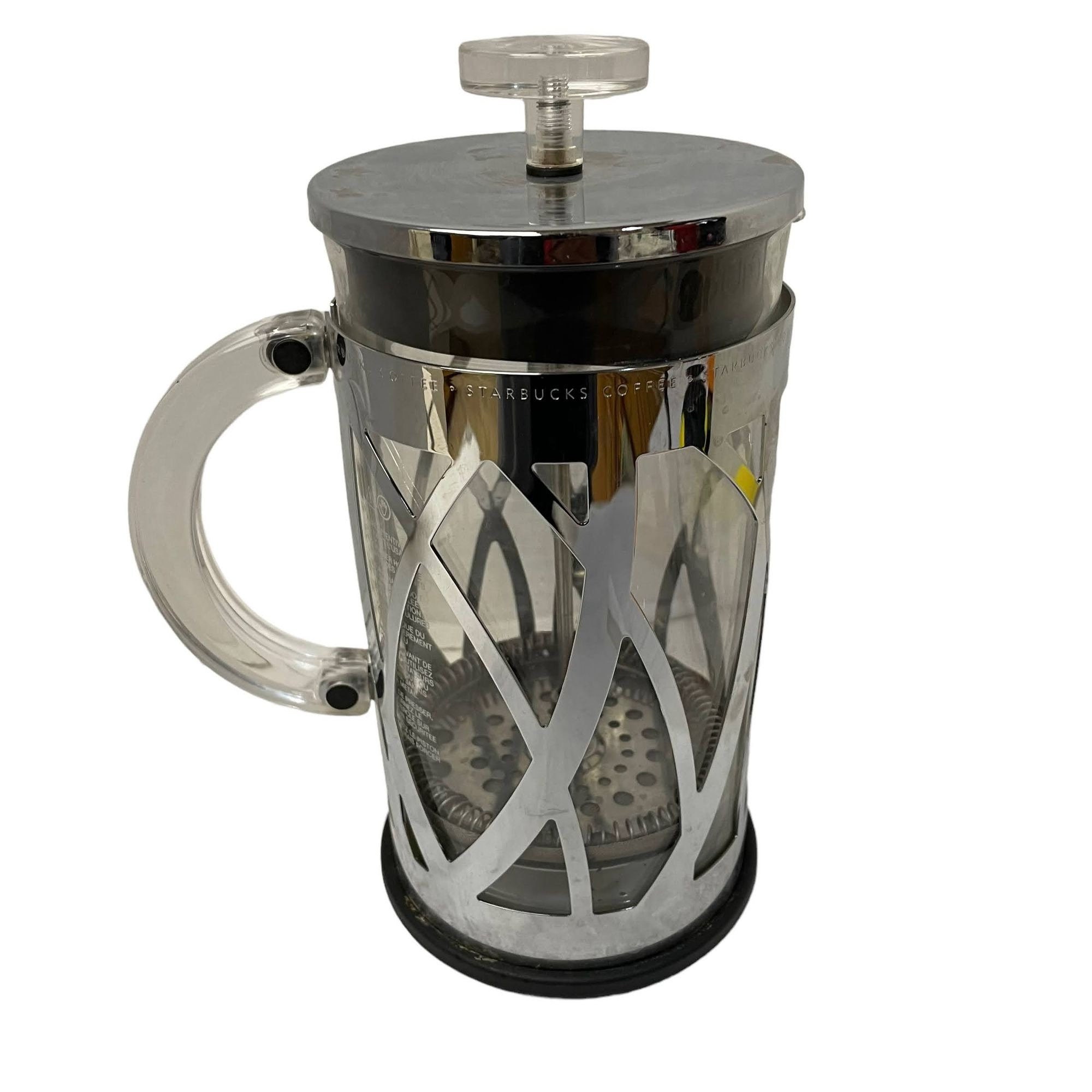 Starbucks Barista Cup French Press Glass and Stainless Steel Coffee Maker