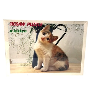 A Kitten 1000-Piece Jigsaw Puzzle By Heian Inc 20&quot;x29&quot; Made In Japan