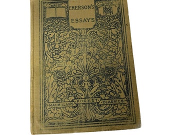 Ausgewählte Aufsätze und Adressen inklusive American Scholar von Emerson 1909 HC