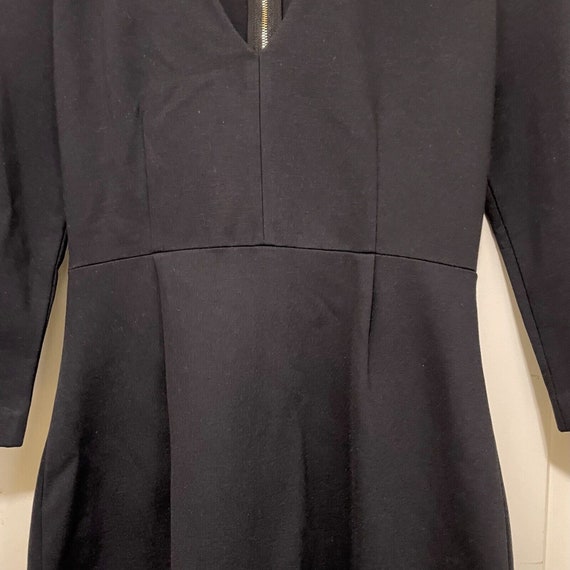 Kate Spade Long Sleeve Zip Back Knee Length V Neck Black Dress Size 4 - Etsy Kate Spade Long Sleeve Zip Back Knee Length V Neck Black Dress Size 4 - Etsy
