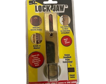 Lock Jaw Apartment's House Condo Room Door Security Device Lock
