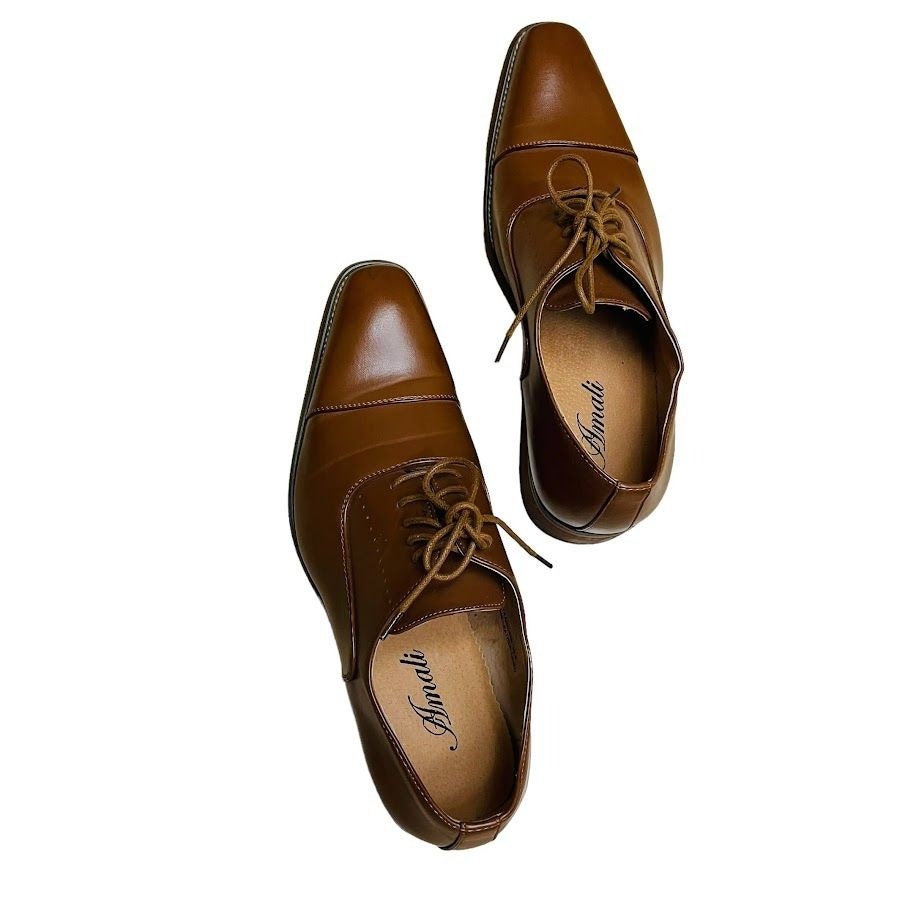 men's fallo dress lace-up almond toe oxfords Men's Fallo Dress Lace-up Almond Toe Oxfords - Black Leather main image 0