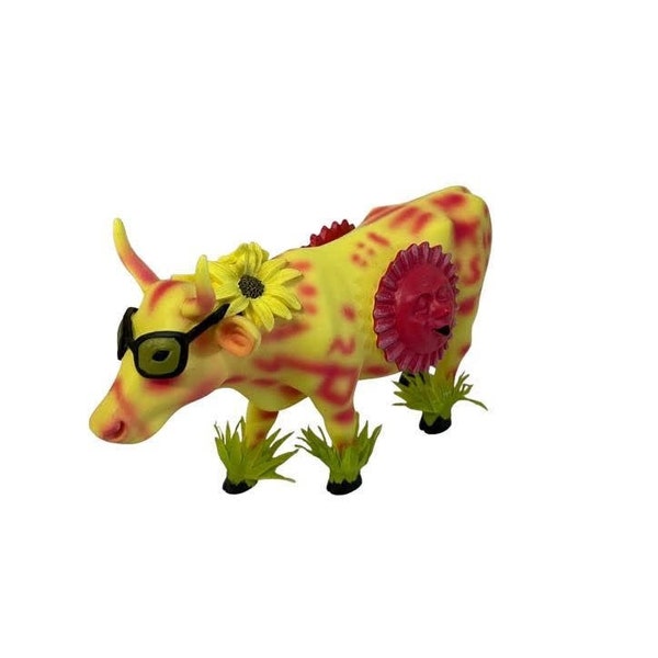 Cow Parade Sunny Day Cow Sunglasses Figurine Here Comes The Sun