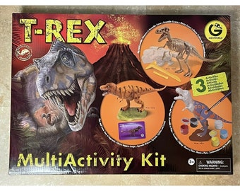 Geoworld T-Rex Dinosaurian Multi Activity Kit, Education  19" X 14" x 3"