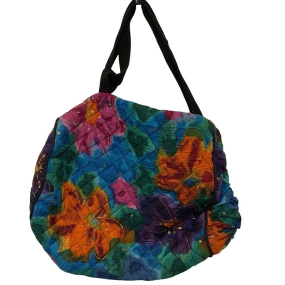 Peppermint Bay Womens Shoulder Bag Multicolor Cotton Floral  display picture 1