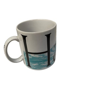 Caneca vintage STARBUCKS Collector Series HAWAII 2001 City Coffees Tea 24 onças