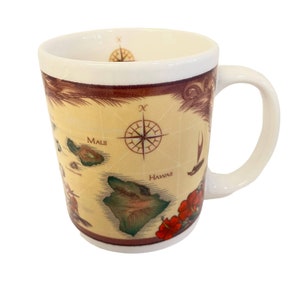 The Sandwich Islands Coffee Cup Mug Island Chain #24081 Hawaii Travel Souvenir