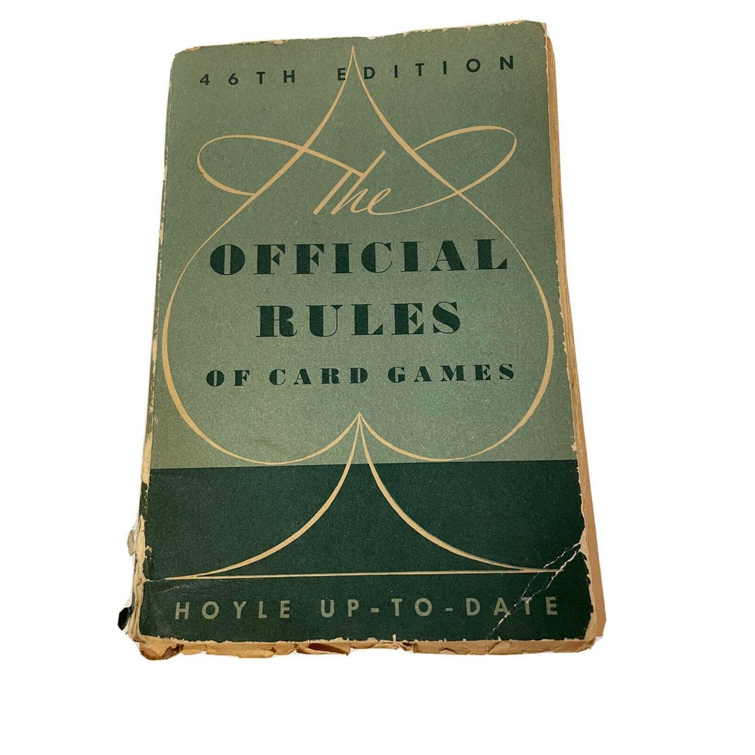 Vintaged the Official Rules of Card Games Hoyle 46th Edition Etsy