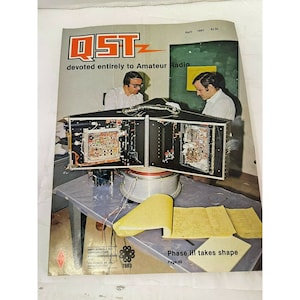 Vintage QST Magazine April 1983 Amsat Phase III Satellite dx iaru Arrl HAM Radio