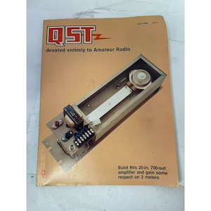 Vintage QST Magazine April 1984 aea CP-1 Computer Patch Interface Arrl HAM Radio
