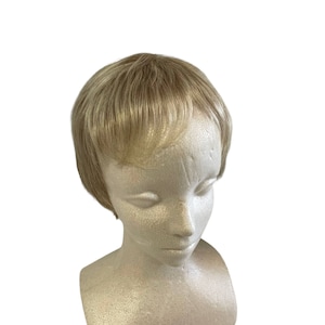 Womens Short Hair Length Grey Blonde Clip on Wig