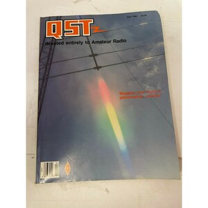Vintage QST Magazine Phase Noise April 1988 HW-9 Transceiver MFJ-931 Ham Radio