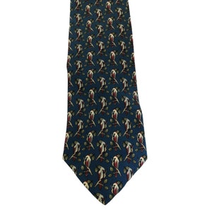 Milano Mens Parrots Necktie Tie Bow Bar Designer Skinny Wedding Made in Italy