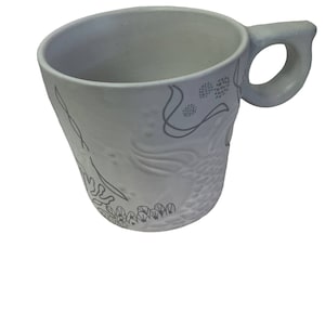 Starbucks Collectible Coffee Mug Cup Siren Mermaid Tail Matte Stoneware 2016