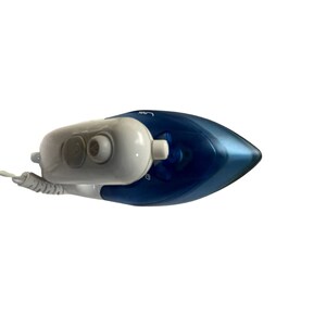 Black & Decker Kabel Elektrische Kleidung Flach Dampfbügeleisen Weiß Blau 20cm x 12cm x 12cm