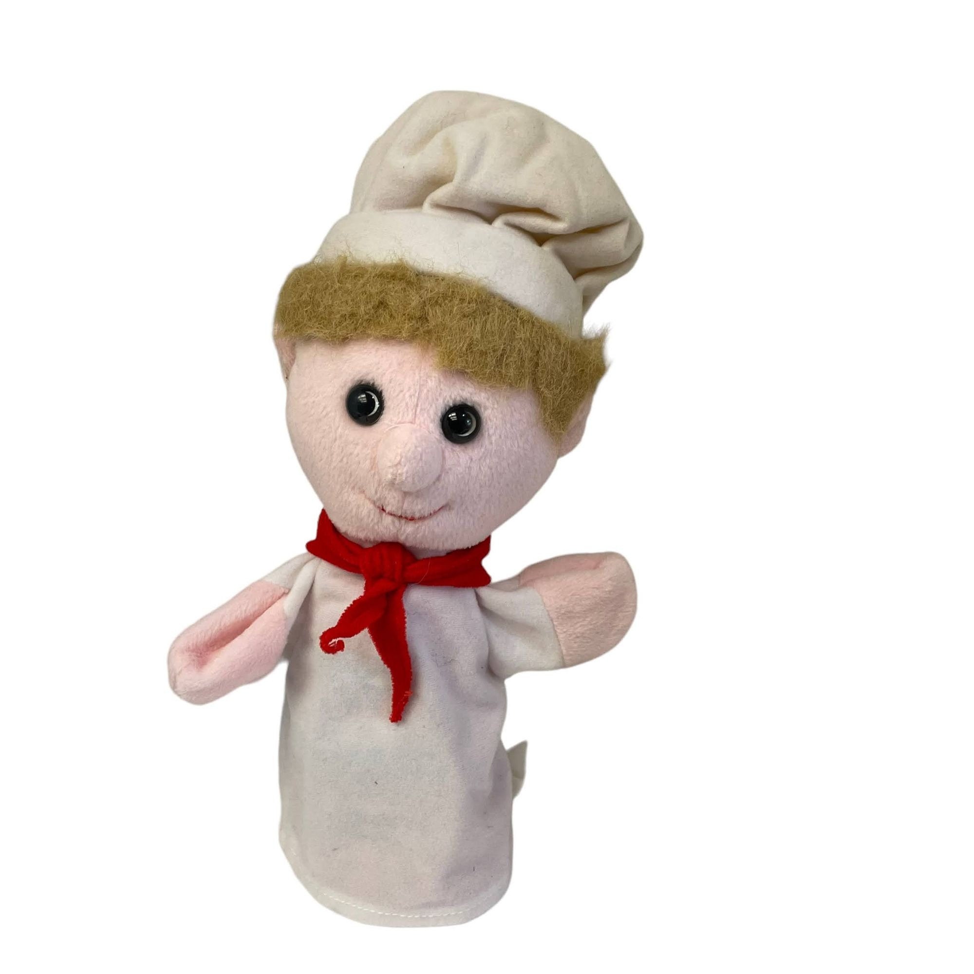 Cheff Hand Puppet Kids Hand Puppets Stuffed Toy Machine Washable Chef 11 3/4