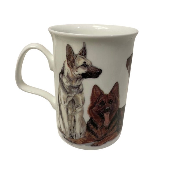 Roy Kirkham Coffee Tea Cup Dogs Galore Bone China Border Collie Westie Boxer