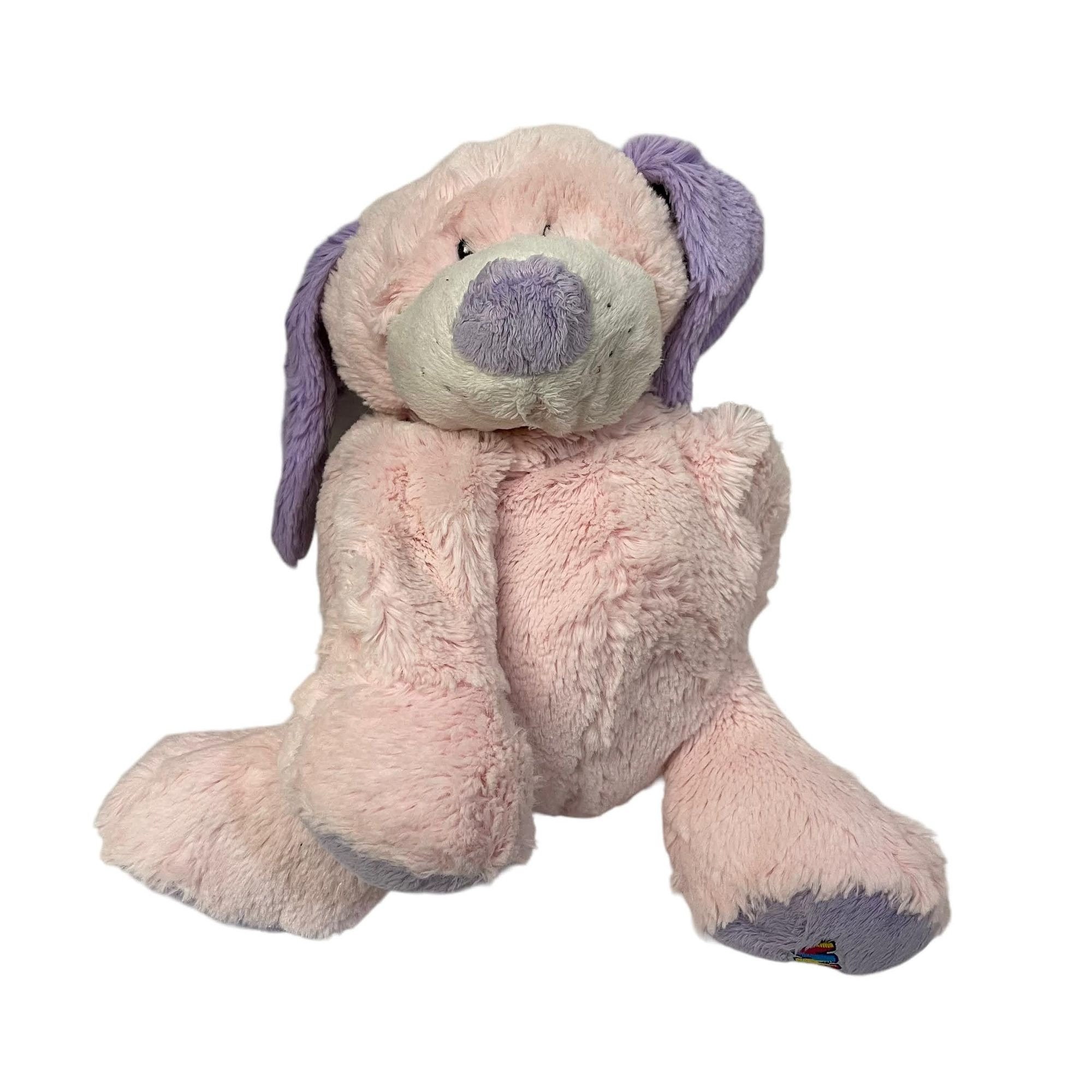 Dog 12\' Pink Fluffy - JR Toy Stuffed Puppy Webkinz Virtual Pet Plush Etsy Lovey