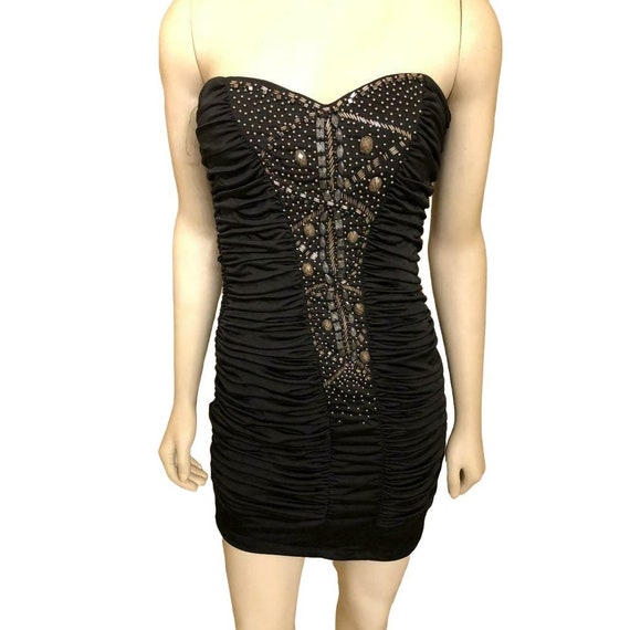 Nikibiki Womens Black Cocktail Dress Size Large Penelope Strapless - Etsy Nikibiki Womens Black Cocktail Dress Size Large Penelope Strapless - Etsy