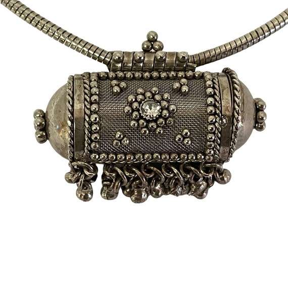 Designer Chain Necklace with Authentic Louis Vuitton Lock Attached – Relics  to Rhinestones