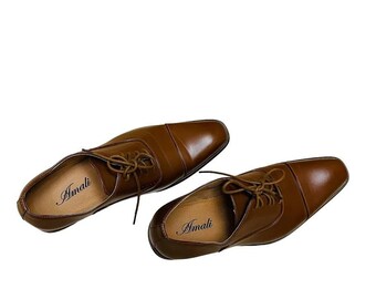 Amali Mens Brown Faux Suede Monk Strap Oxford Dress Shoes 2716-065‎ Size 10.5 Brown Monk Strap Shoes​ | Dario by Amali | Just Men main image 2