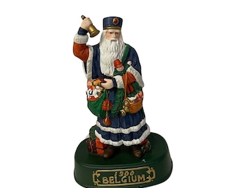 1999 Grandeur Noel Collector's Series Vintage Christmas 3 Pc Santa