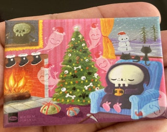 HOLIDAY SPIRITS - Fun Lil' Reaper Magnet