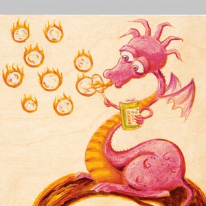 Bubble dmuchawy - drukuj zabawne Dragon