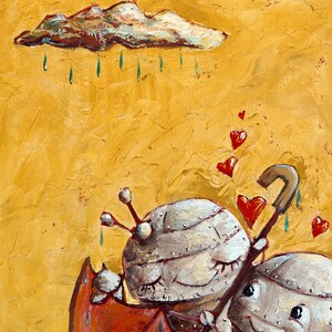 Come Rain or Shine Love Robot Print image 3