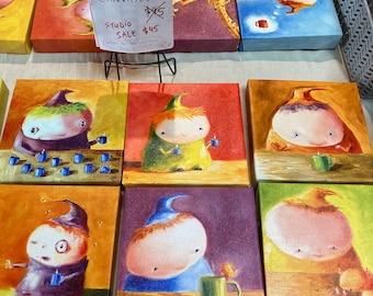 Mystery Coffee Canvas - which one will you receive? Studio Sale