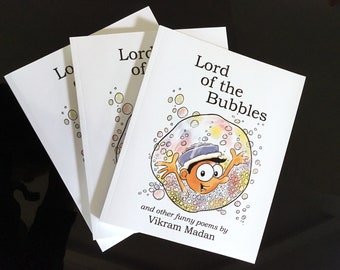 Award-Winning Book of Funny Poems: 'Lord of the Bubbles' - Signed and Personalized