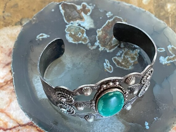 vintage indian jewelry ターコイズ Vintage Navajo DENNIS KALISTEO Sterling Silver Turquoise
