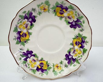Johnson Bros Old Chelsea Pansy orphan replacement saucer only