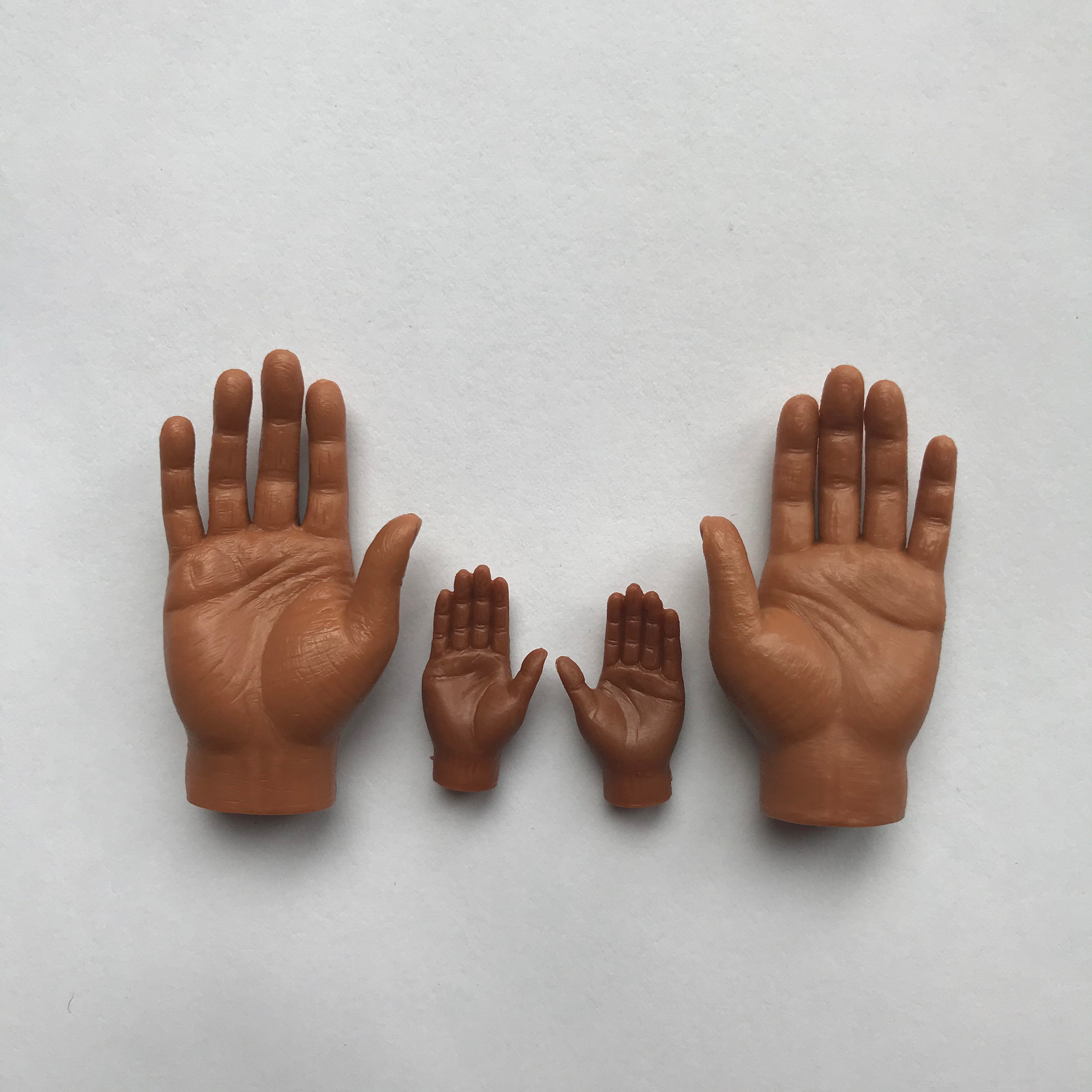Tiny Hands for Tiny Hands, 3cm Pencil Topper, Finger Hands, Little