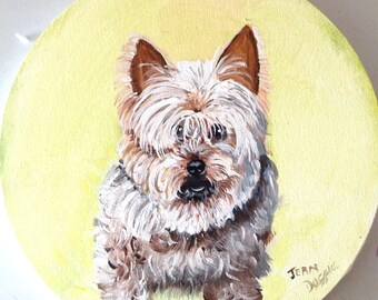 アクリル画 犬 ヨークシャテリア 絵画 アクリル画 犬 ヨークシャテリア 絵画 アクリル画 犬 ヨークシャテリア