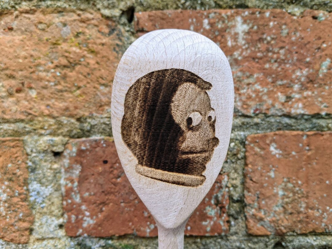 Monkey Puppet Meme on wooden spoon, awkward puppet monkey, random gift ...