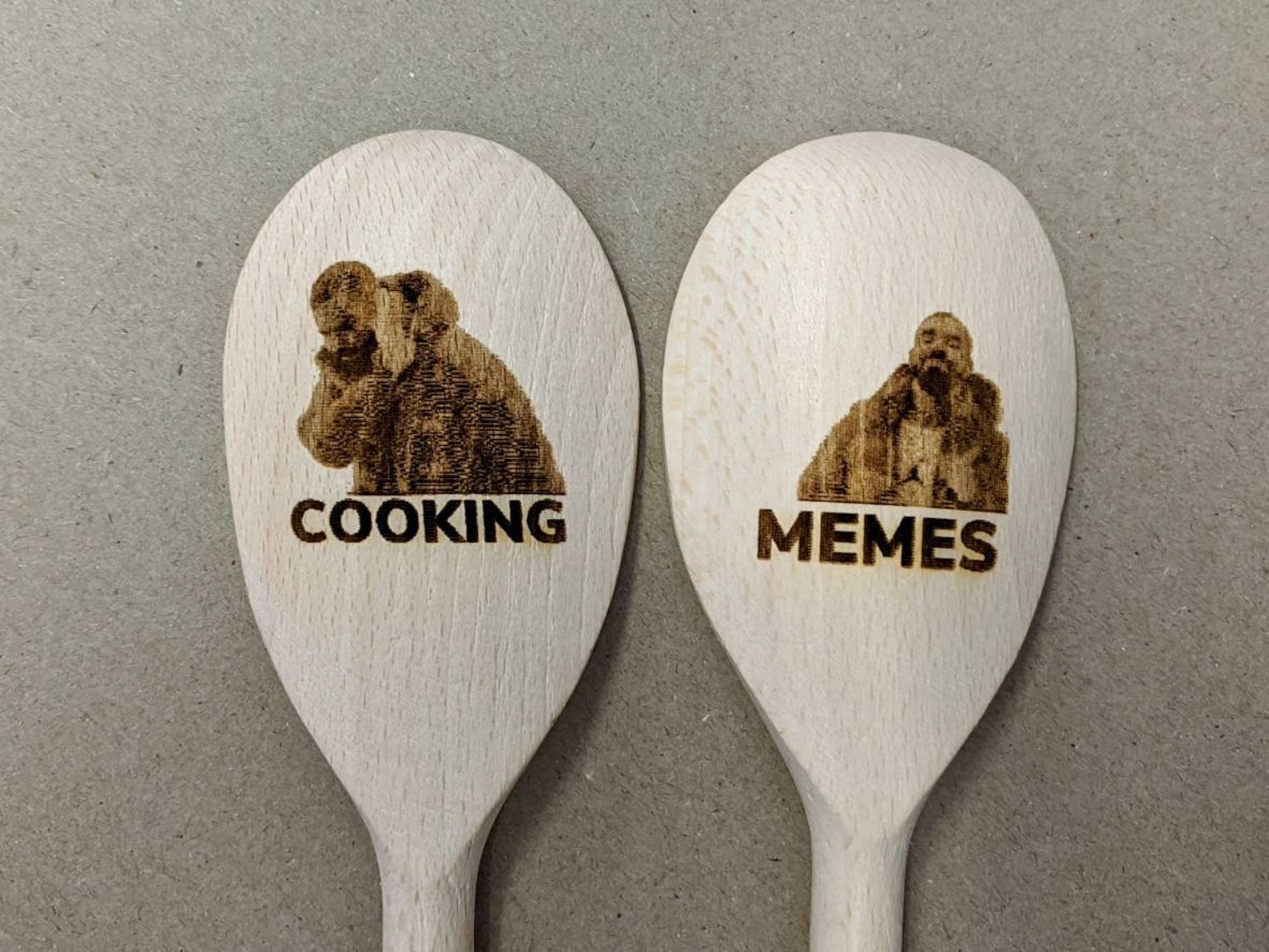 Your Favourite Meme on wooden spoon Bespoke Funny Meme spoon Etsy