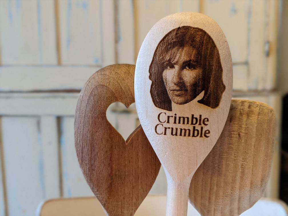 Crimble Crumble Jackie Goodman wooden spoon Friday Night Etsy