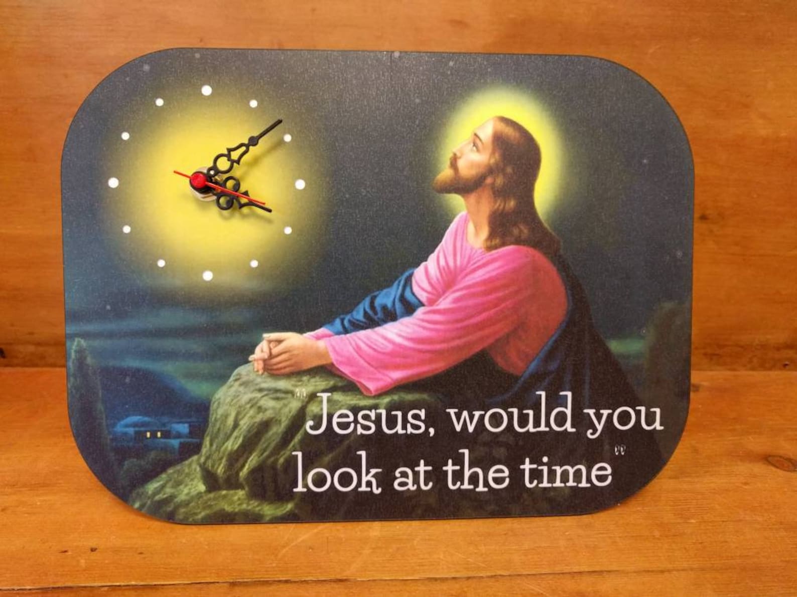 Funny Wall Clock Jesus Would You Look at the Time. 090024 Etsy