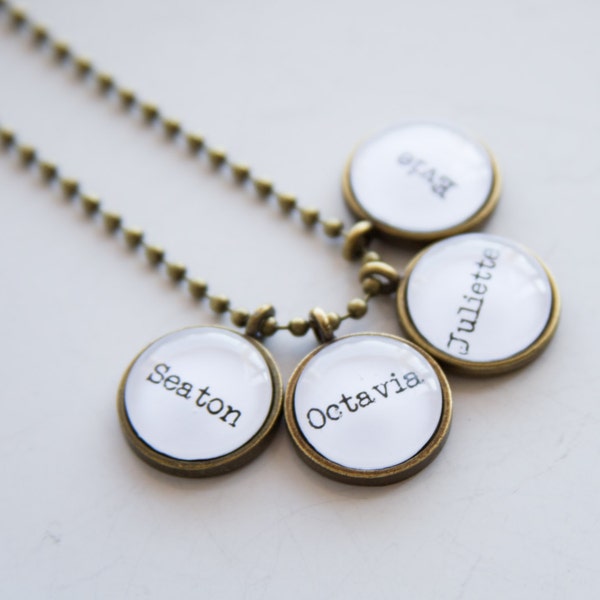 Mom Necklace - Kids Names Jewelry - Family Necklace - Mothers Pride Necklace - Personalized - Grandma Necklace Gift for Mom - Gift for Wife