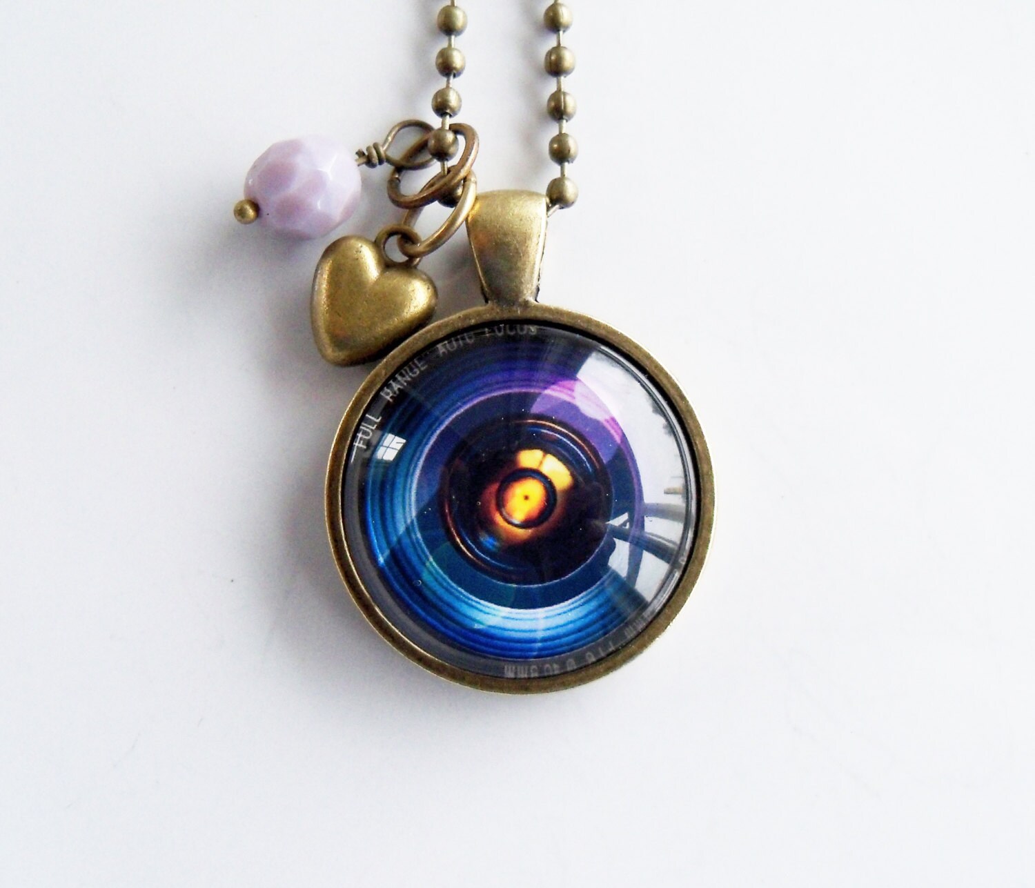 Camera Lens Necklace Camera Lens Jewelry Gift For Etsy