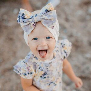 Baby girl homecoming outfit with yellow jumpsuit/overall, baby hats, butterfly pants & sweatshirt, headband. Newborn/baby gift set, gift box image 5