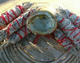 10 Piece Large Smudge Kit: 2 White California Sage Abalone