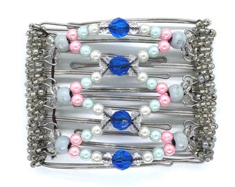 Damen-Haarspange Mit Schmetterling – Silberfarbene Vintage-Haarspange, 9 Cm, Perfekt Als Geschenk