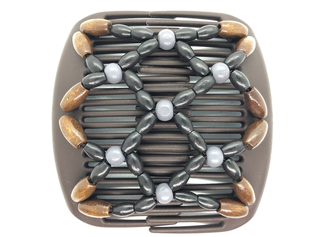 Beaded African Butterfly Hair Clip With Interlocking Combs to Etsy