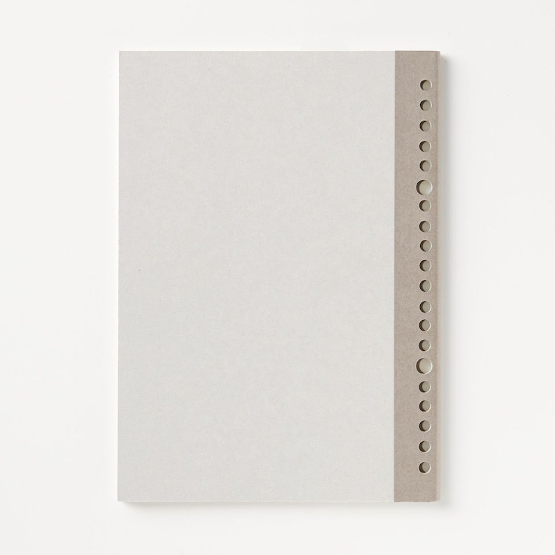 muji grid filler paper loose leaf notepad b5 a4 a5 etsy