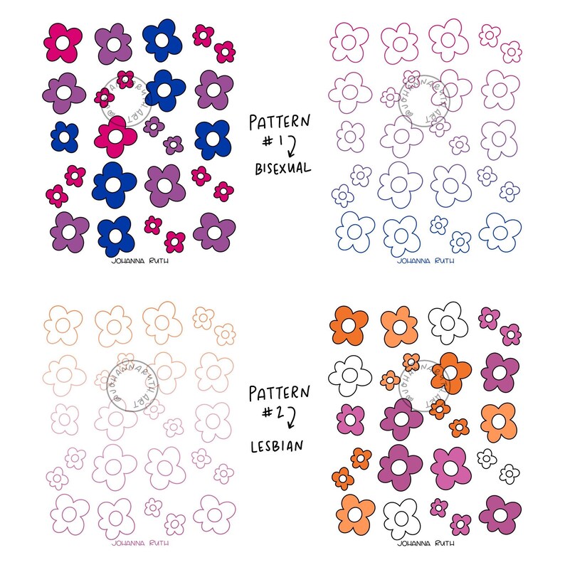 LGBTQ Pride Flag Flower Wall Art// Subtle LGBTQ Pride Flag Etsy Ireland