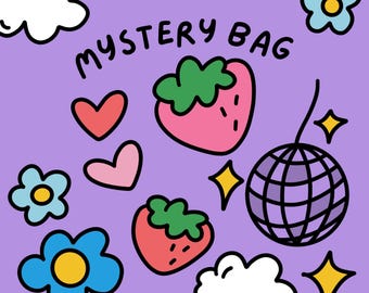 Mystery Gift Bag | Mystery Gift | T-Shirt Gift | Spooky Theme Gift Bag | Autumn Theme Gift Bag | Plant Theme Gift Bag | Queer Gift Bag