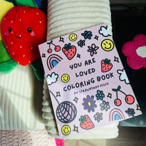 You Are Loved Coloring Book | Adult Coloring Book | Fun Activity Coloring Book | Affirmation Coloring Book for Adults