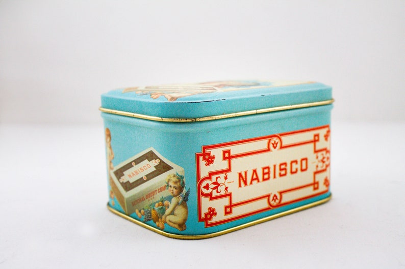 Vintage Nabisco Tin by Bristol Ware Small Vintage Cookie Tin